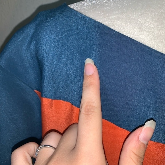 Anthropologie Meadow Rue Calcada Silk Tunic Size Small Multi Colored - Picture 5 of 10